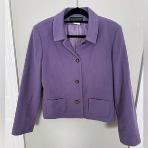 Vintage Harve Benard wool/cashmere blend blazer / jacket